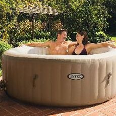 Надувная джакузи Intex 28404 PureSpa Bubble Therapy+Hard Water System