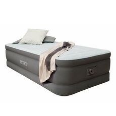 Кровать надувная односпальная со встроенным насосом 220В Intex 64472 99х191х46см