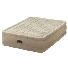 Двуспальная надувная кровать Intex 64458 Ultra Plush Bed + встроенный электронасос