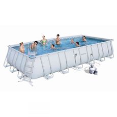 Каркасный бассейн Bestway 56475 с песочным фильтром (732х366х132)