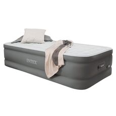 Надувная кровать 99х191х46см, встроенный насос 220V Intex 64482