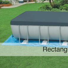 Тент для прямоугольных каркасных бассейнов Intex 18936 Rectangular Pool Cover (размер 732 х 366 см)