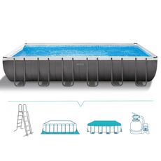 Каркасный бассейн Ultra Frame 732х366х132см, Intex 26364