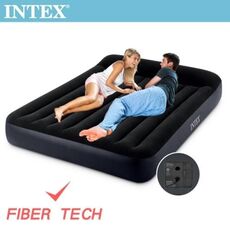 Надувной матрас Pillow Rest 137х191х25см с насосом 220В, Intex 64148