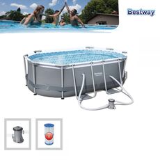 Bestway 56617 (300х200х84) каркасный бассейн , фильтр