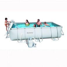 Каркасный прямоугольный бассейн, 201 см х 404 см х 100 см, Bestway 56442